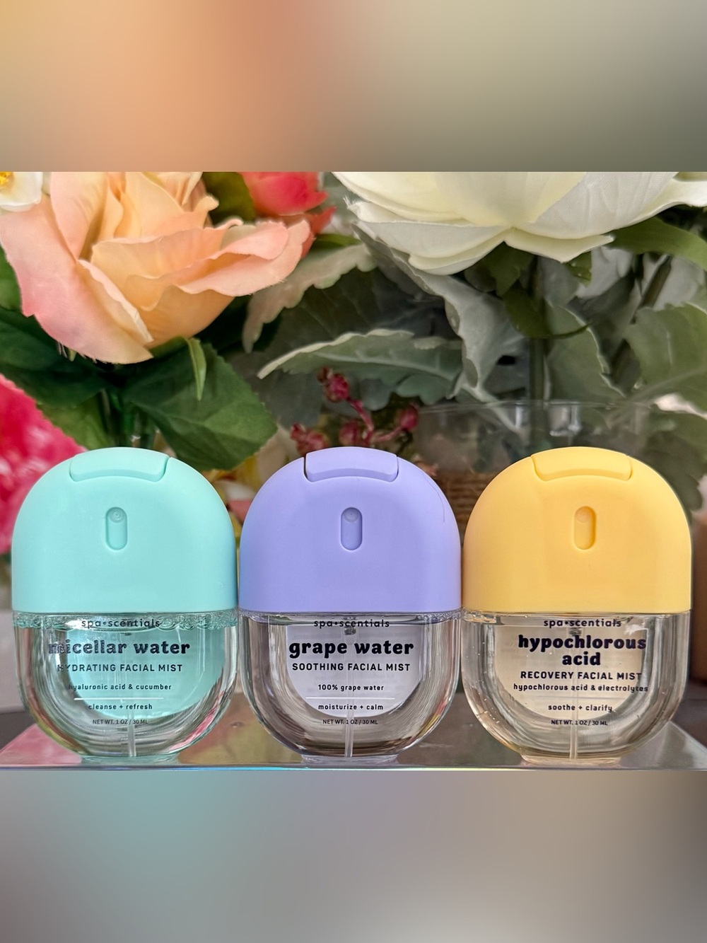🆕🫧 SPA•SCENTIALS LIMITED EDITION 3-PIECE FACIAL MIST COLLECTION. BRAND NEW!